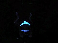 feeling the intense passion with scarlett johnson in blacklight pov sex