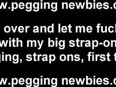 She Puts Him In His Place With Her Strapon Cock