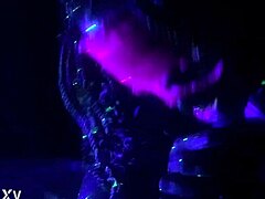 want to see this sexy black babe give a blowjob to a big cock with a banana?