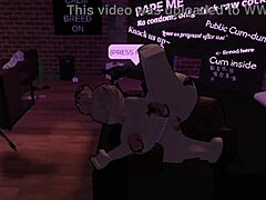 Puta en Roblox FOLLANdo hard with a big black cock in wild action
