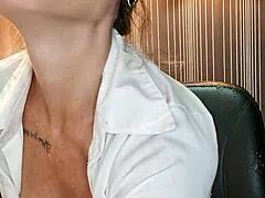 I, alineflavio, got dominated and orgasmed as blonde milf cum
