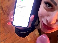 Just another day with a Brazilian slut taking a monster cock for 100 reais. Her wet deepthroat skills are unreal!