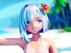 Teddy Bear Dances in Bikini