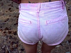 Fucked Hard in Mouth in Forest with POV Oral Creampie Finish.