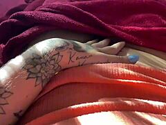 Brazilian teen stuffs four fingers deep until she cums hard.