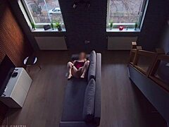 roommate caught me masturbating in dorm, so i kept going as he watched.
