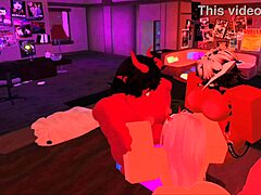 2 Futa Engage In Three-Way With Slut