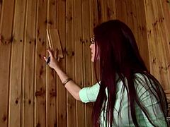 What Secrets Does Mira Sunset Reveal with a Sauna Gloryhole Blowjob?