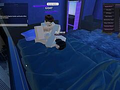 Getting intimate with a Roblox pornstar.