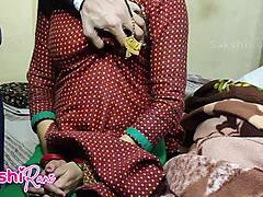 desi pregnant maid with natural big tits fucked by owner