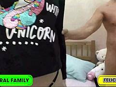 Felicia Vinas' juicy booty double stuffed by Dan