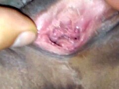 Hot pussy creampie in public car