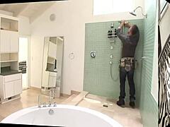The Relationship Argument Sparks Cheating Blonde's Anal Shower Threesome with DP