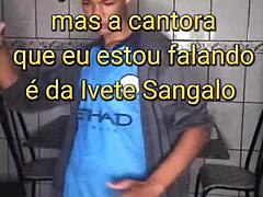 aniversário da minha amiga cantora com anal blowjob