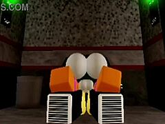 two fnaf roblox sluts end up getting fucked in doggystyle and cowgirl positions