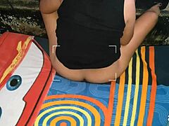 hidden camera catches real taboo quickie as guy fucks horny colombian stepsister in rough anal riding