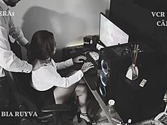 Hidden Camera Catches Boss Giving Me Massage Will His Wife Find Out