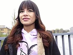 I picked up petite 18+ latina michy perez and talked her into big dick anal at casting