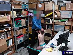 Skinny Teen Shoplifter Gets Pounded by LP Officer with Monster Big Cock in Petite Pov Reality