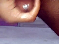 the hot young 18+ guy grabs his fat cock for a solo handjob session in his underwear