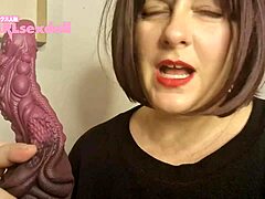 Unboxing MrSexDoll Futa Lucy brings this Italian milf to a wild wet orgasm