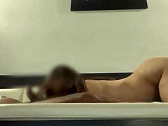 Horny wife rides husband cowgirl for intense creampie orgasm 😩💦