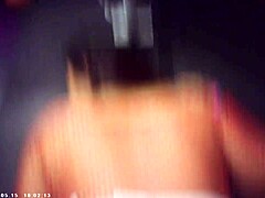 Behind the scenes of a hardcore pussy pounding shoot with glasses cam.
