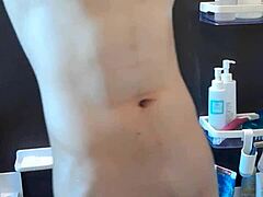 Muscular Hunk's Shower Time