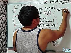 brazilian student learns sexual math in bedroom with teacher