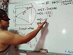 brazilian student learns sexual math in bedroom with teacher