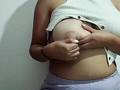 Watch This Milf Massage Her Big Tits?