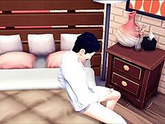 Solo male intriguingly turns into threesome with masturbation and cumshot