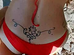 TERESA JONES starts making porn videos in public outdoor blowjob