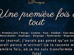 my first time with everything in french futanari porn