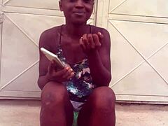 Crazybitch Continued Twerking In Clothes Till She Twerks Naked!