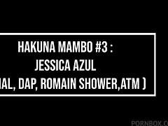 jessica azul in double anal fuck and nasty throat fucking, hakuna mambo 3 uncut