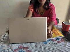 Desi Indian Bhabhi Fucked Hard In Office By Her Husband