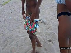 sex on the beach: wet pussy and handjob action?