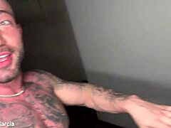 Curvy redhead Carla Santos sucks and fucks a big dick intensely.