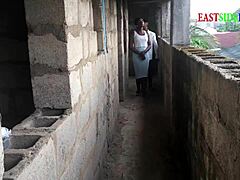 Eager Mature Fucks Monster Cock for 6K in Unfinished Building