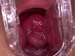 Oh man, this horny amateur's pussy is just cumming so hard right now