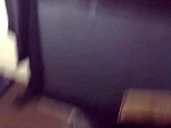 European babe gags hard on massive cock during deep throat session!