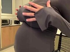 Jerking Off On My Stepmoms Big Milky Tits!