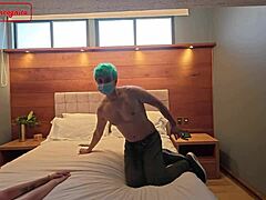 zoro seeks relief in his cosplay urges through a thrilling trailer scene