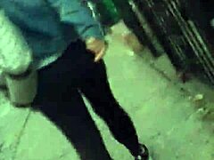 Wow, check out that short girl's incredibly phat ass moving around!