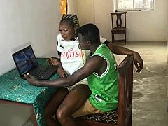 damn, Emris is lovin' that hardcore fuck with Quinn's big black cock, squirting everywhere