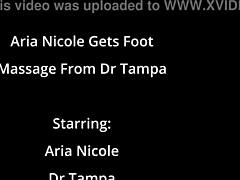 Oh man, Aria Nicole is getting this awesome foot massage from Doctor Tampa right on beat2feetcom