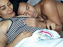 This curvy Latina stepmother dives into sucking cock in close POV. She teases with her big natural tits and chubby ass.