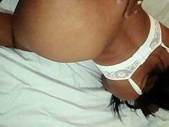 Huge butt Latina brunette gets fucked in anal action at hotel plaza 41