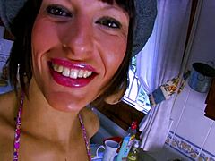 lia m gets wild in her hardcore amateur scene with shaved pussy action